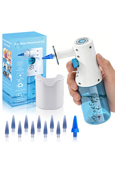 Choice Blue 11Pcs Ear Wax Removal Kit - Gentle Manual Irrigation Safe Ear Cle...