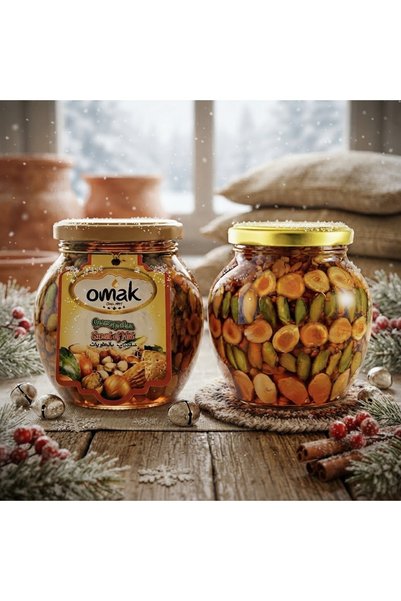 kademgiller Omak Premium Ballı Mix 420 gr - Enerji Deposu Karışık Atom