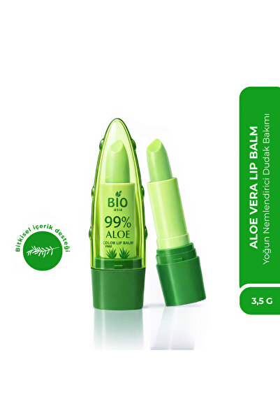 Bio Asia Aloe Vera Lip Balm – Intensive Moisturizing, Repairing Herbal Lip Ca...