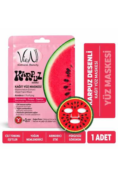 Vien Watermelon Paper Face Mask