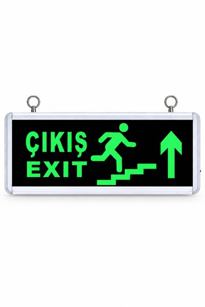 RBR Acil Durum Kitli Exit Çıkış Yönlendirme Aydınlatma Armatürü Işıklı Tabela...