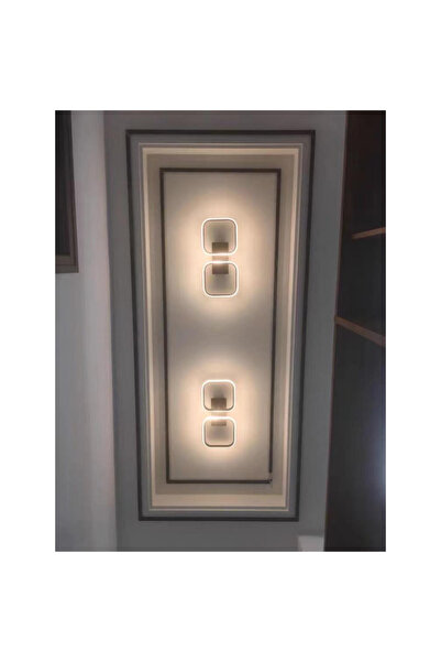 LightPlanet Plafonieră LED dimabilă, cu WiFi și telecomandă, 43 cm, negru