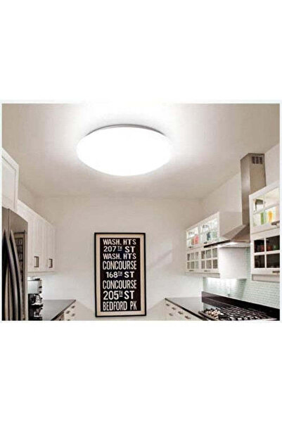 Jiju Lampă de perete LED rotundă Bat IP65 20W 2000 lm Alb rece, 17 x 4 cm