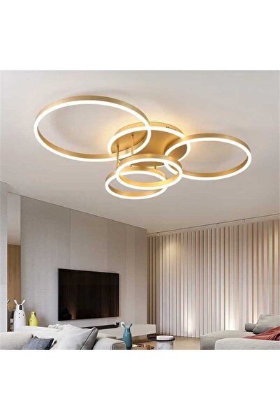 edc LED Chandelier 360W Gold 4 lights 60cm+50cm+40cm+30cm with 24G wifi Remot...
