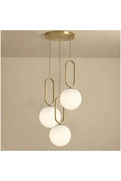 Sueva Σώμα LUSTER White Globe από Χάλκινο E27 x 3