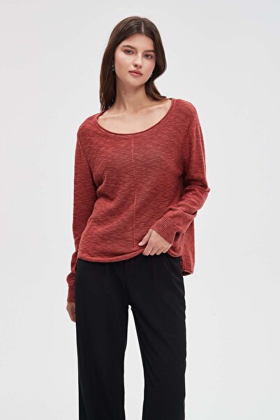 Livia Solid Long-Sleeve Top