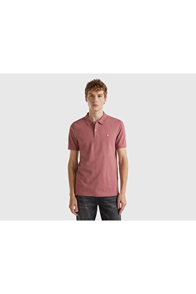 United Colors of Benetton Men's Plain Short Sleeve Polo Shirt