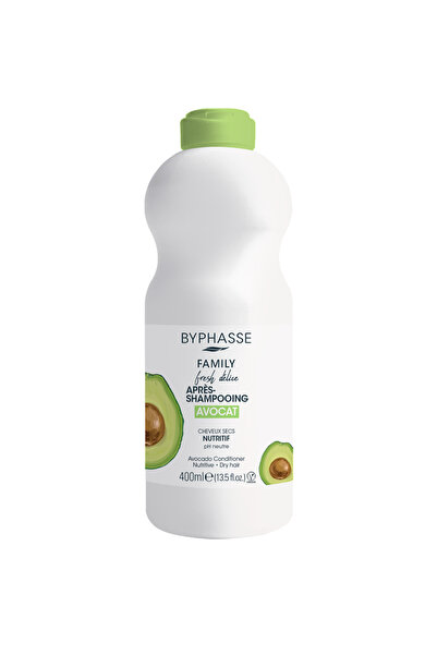BYPHASSE Balsam Family Fresh Delice pentru păr uscat, avocado, 400 ml