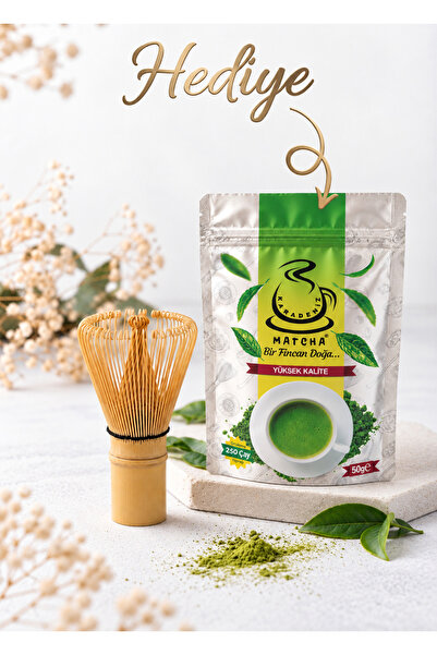 Karadeniz Matcha Bambu Whisk, Matcha Çayı İçin Bambu Çırpıcı-Köpürtücü