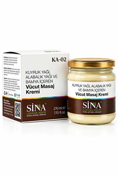 SİNA LOKMAN HEKİM Kuyruk Yağı ,Alabalık Yağı & Bamya Özlü Yoğun Vücut Masaj K...