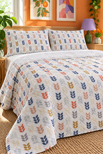 Evmila Model Modern Dublu Imprimat Pique (200x220 Cm) Colorat