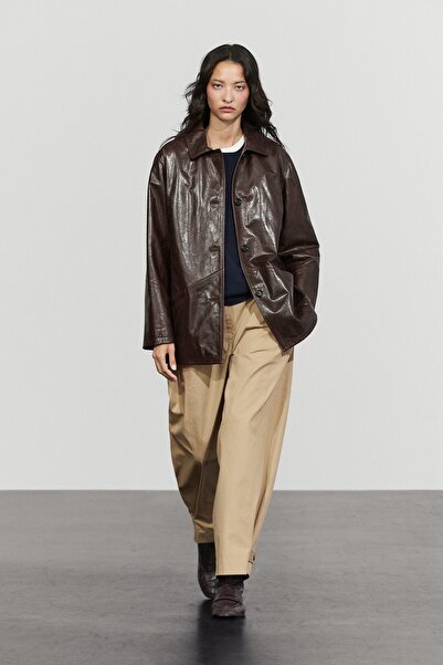 Massimo Dutti Napa deri ceket