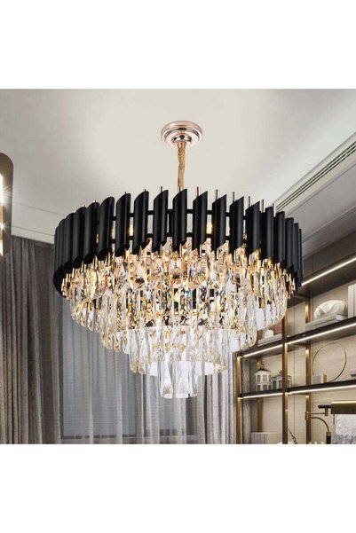 edc BLACK PANTHER Crystal Chandelier 500mm