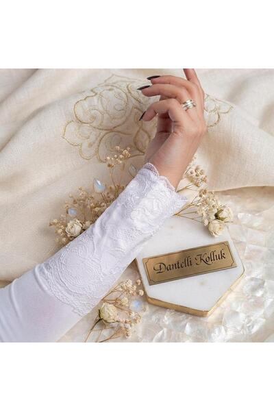 İSTDONATELLA Lace Embellished Arm Covers