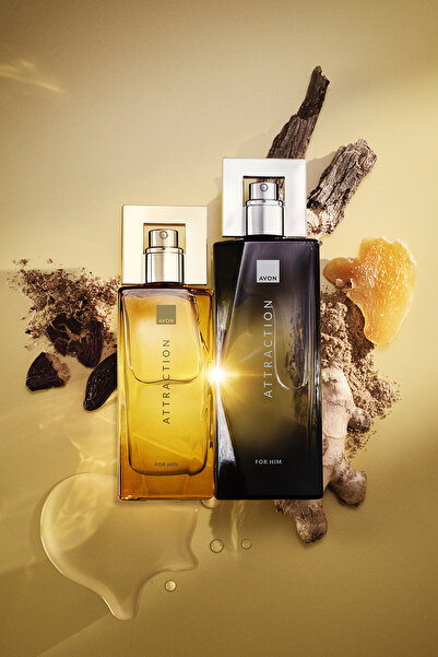 AVON Attraction Kadın ve Erkek Parfüm İkili Set
