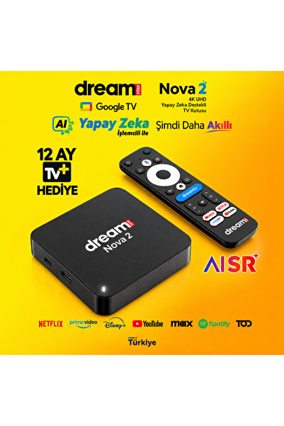 Dreamstar Nova 2 | Android 14 | Yapay Zeka | 12 AY TV+ Üyelik Hediyeli | 4K L...