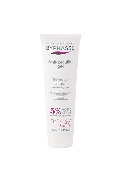 BYPHASSE 250 ml - Gel seducător pentru corp anticelulitic Roșu și Strugure