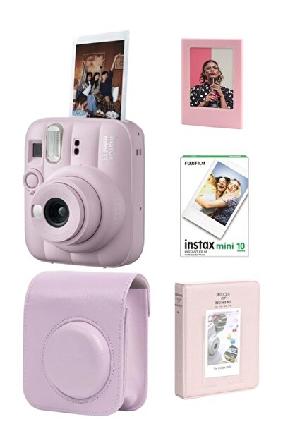 Fujifilm Instax Mini 13 Fotoğraf Makinesi- Çanta 10'lu Film 64'lü Albüm Mıkna...