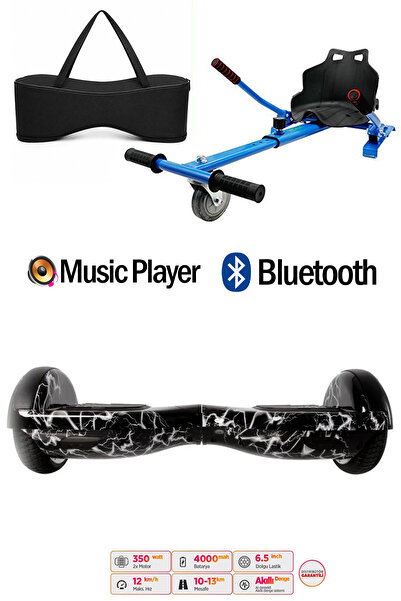 CityMate Elektrikli Kaykay Scooter Hoverboard Akıllı Denge 6.5 Inch + Hover K...