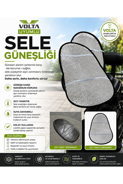 Volta Vsm, Vsx, Vs1, Vs2 Uyumlu Sele Güneşliği, Sele Güneşliği, Koltuk Güneşliği