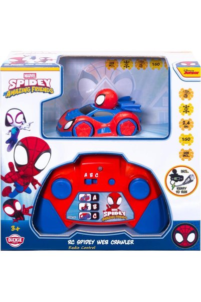Jada RC Spidey Web-Crawler, 1:50 Scale