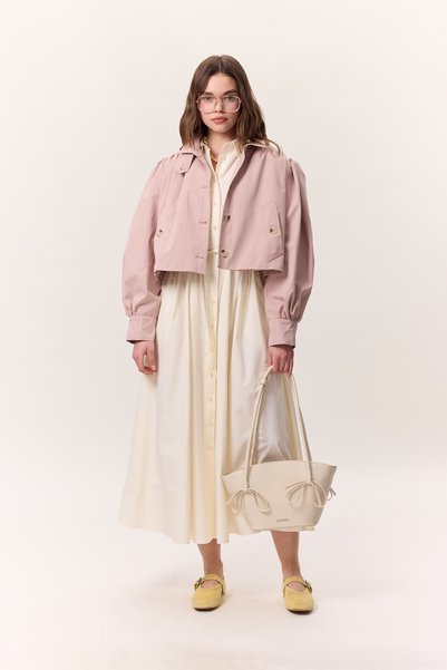 Manuka SANDY Beige Bow Bag