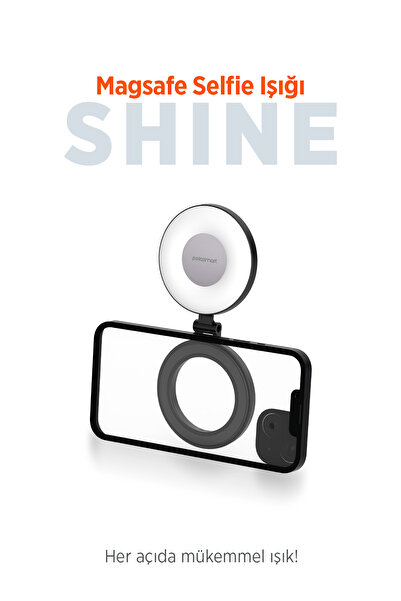 Polosmart Pbs158 Magsafe Selfie Light 36 Led 3 Modes Magnetic Phone Camera Video Light 180 °   Animated