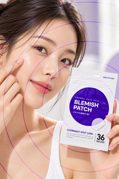Dermal Overnight Regional Care Anti-Acne Night Patch for All Skin Types 36 Pieces