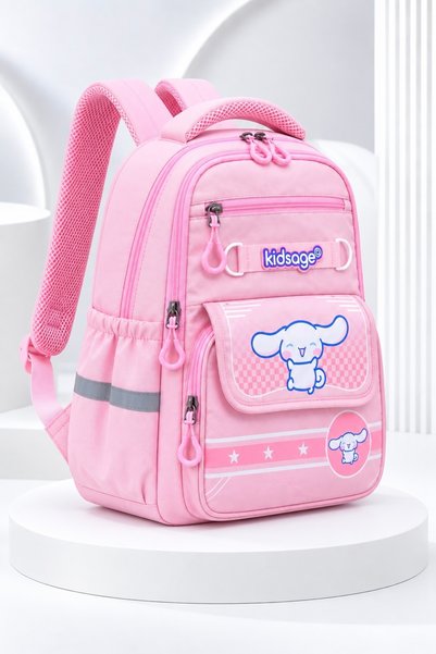 ms mixxstore Set of 3 Primary School Bags for Girls, Patterned Set, Foil-Lined, First School Backpack for Girls