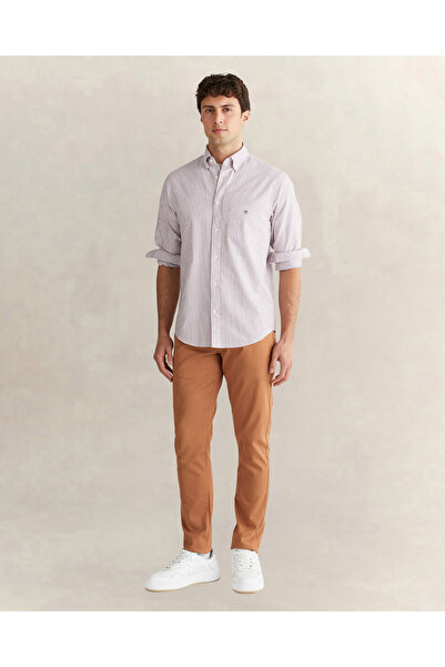 Gant Erkek Kahverengi Slim Fit Pantolon