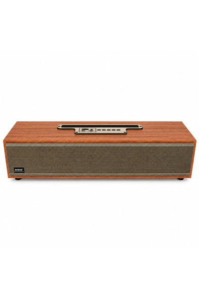 Andowl Boxa Bluetooth din LEMN, 2000mAh, culoare - Lemn Rosiatic Warm