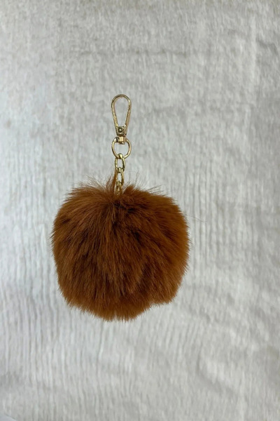 Generic Brand Plush Furry Keychain Pompom