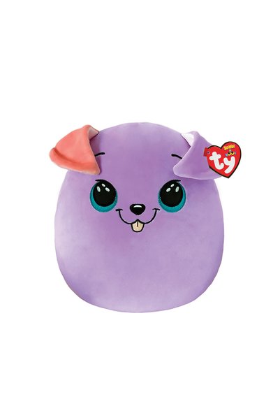 As TY Squishy Beanies Bitsy Σκυλάκι Μωβ 25εκ