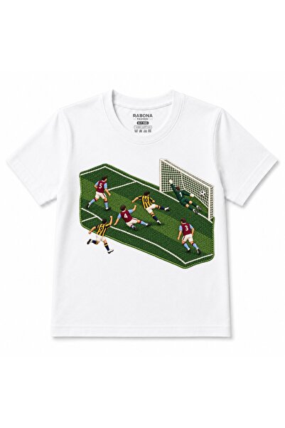 Rabona Fashion Παιδικό Μπλουζάκι με Γραφικό Ποδοσφαιρικής Δράσης: Τελευταία Σ...