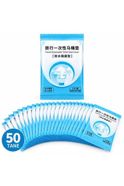 jetfast 50 Pcs Disposable Toilet Seat Cover Pad Protector Hygienic Disposable Toilet Seat Cover Bag