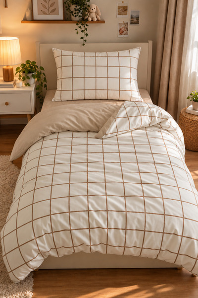 İsmail Gürel Single Size Fitted Sheet Duvet Cover Set |   Cotton