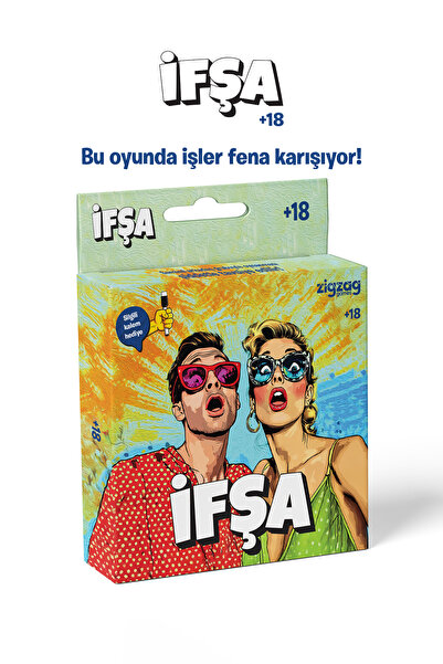 Zigzag İfşa +18 | Kalem Hediyeli | Eğlenceli, Cesur Sorular, Gerçek Cevaplar