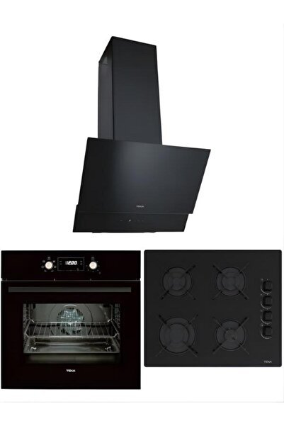 Teka Chef 5 Premium Siyah Ankastre Set (GBE 64002 Ocak + HAK 627 Fırın + ATV 60 Davlumbaz)