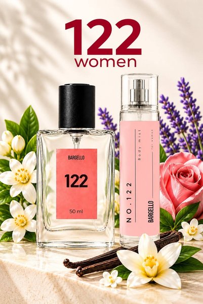 Bargello NO. 122 KADIN 50 ml PARFÜM EDP ORIENTAL + NO.122 KADIN 210 ml BODY MIST