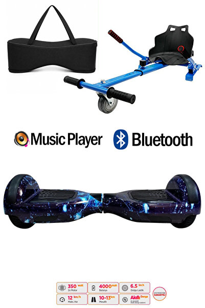 CityMate Elektrikli Kaykay Scooter Hoverboard Akıllı Denge 6.5 Inch + Hover K...