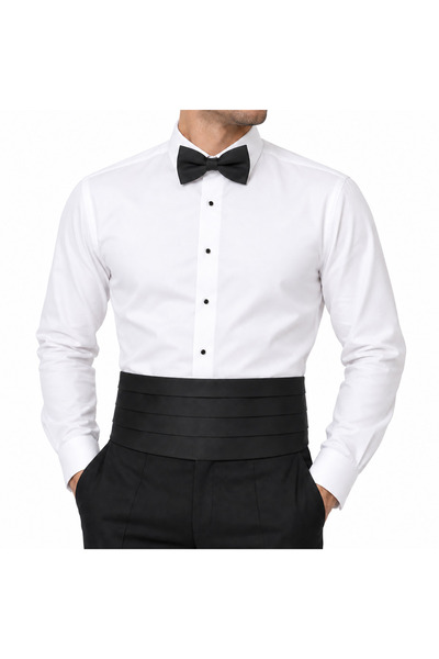 Brianze Set batiste cu papion cu centură neagră