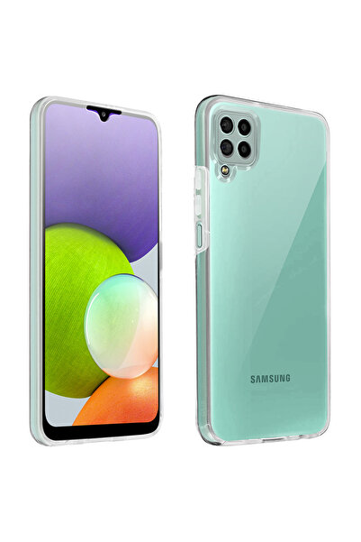 Gekko Mobile Husă integrală 360 pentru Samsung A22 LTE 4G (Transparentă)