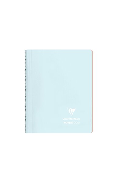 Clairefontaine Тетрадка със спирала А5, 80 листа, колекция Koverbook,