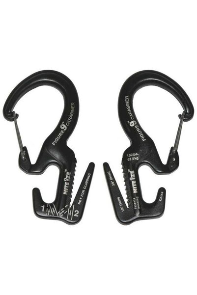 Nite Ize Nite- Ize Figure 9 Carabiner Small Black Karabina