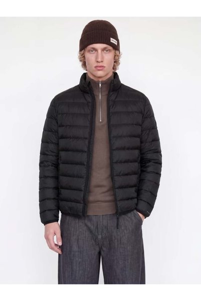 Jack & Jones Мъжко яке, пухено, с патешки пух, стандартна кройка, JJEBERG, черно