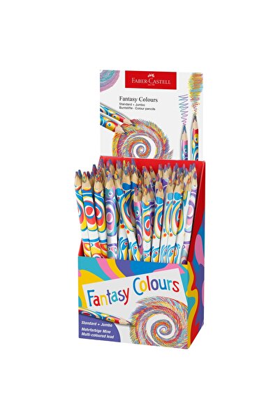 Faber Castell Комплект от 84 цветни молива СТАНДАРТНИ + ДЖЪМБО МНОГОЦВЕТНИ ФА...