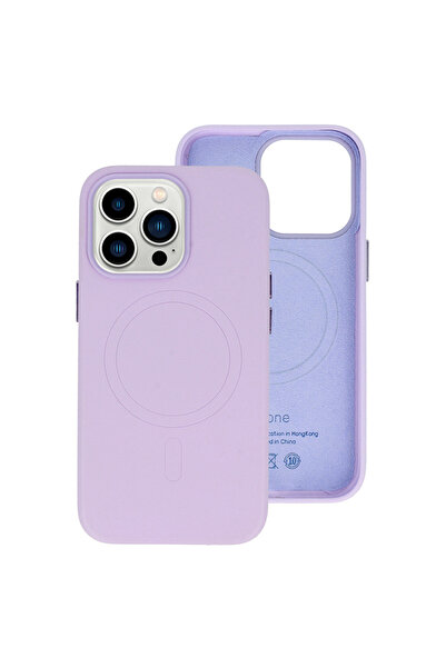 Gekko Mobile Husă din piele Gekko MagSafe pentru iPhone 14 Pro Max - Violet