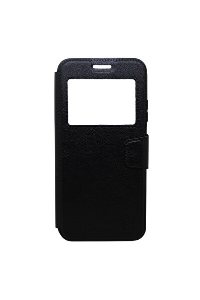 OEM Husă de protecție cu clapă pentru Samsung Galaxy A21s (2020) - Neagră