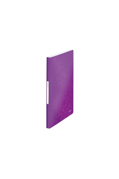 Leitz Presentation Folder 40 Sheets Purple Metallic WOW