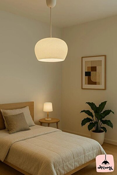 decory Elysium Modern Dokulu Avize, Pinterest Tarzı Tekli Sarkıt Avize (Biopl...
